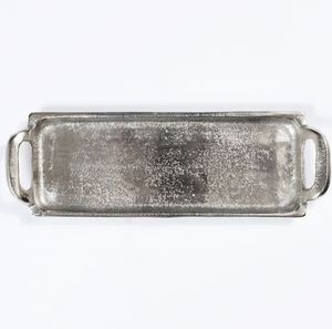 Multipurpose <b>Gold</b> Metal <b>Serving</b> <b>Tray</b> With Decorative Pattern For Home Hotel Restaurant And Wedding Events - Product Image 6