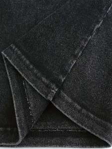Camiseta Corta de Moda con Lavado Ácido y Pedrería de Diamantes para Hombre, Oversize de Algodón con Gráficos Desgastados, Estampado DTG, Ropa Personalizada de Verano - Product Image 6