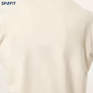 T-shirt pour homme en fibre de bambou surdimensionné, respirant, séchage rapide, couleur unie, col rond, manches courtes, décontracté - Product Image 6