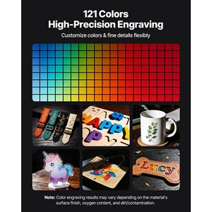 Grabador Láser Portátil de 12W, Cortador Láser Azul, Alta Velocidad de 5000 mm/s, Precisión de Grabado de 0.01 x 0.01 mm, Máquinas de Grabado Láser - Product Image 4