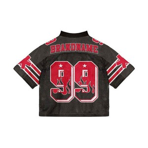 Maillot de football américain surdimensionné personnalisé respirant, grande taille, avec impression par transfert thermique, anti-UV et séchage rapide – Vente en gros - Product Image 4