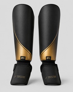 Espinilleras Personalizadas para Fútbol, Protección de Piernas de Cuero PU, Protección Integral, Diseño Ligero, Elasticidad Ajustable - Product Image 5