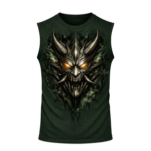 Camiseta deportiva sin mangas para hombre, corte atlético, tela transpirable, perfecta para entrenamientos, ejercicios y uso diario activo. - Product Image 2