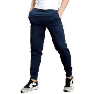 Men's Tan Sweatpants With <b>White</b> Knee Panels Elastic Waist Drawstring Side Pockets Casual Autumn Wear - Product Image 5