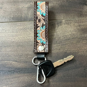 พวงกุญแจหนังวัวทำมือที่กำหนดเองได้กระเป๋าข้อมือเสน่ห์ของที่ระลึกหนังวัวแท้ของขวัญพวงกุญแจตกแต่งอินเทรนด์น่ารัก - Product Image 4