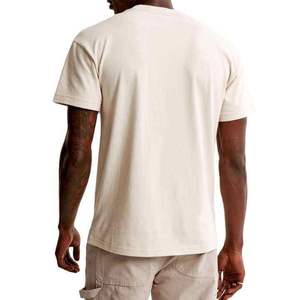 T-shirt d'été pour homme en coton oversize, coupe longue, vierge, avec logo personnalisé 2026, effet délavé à l'acide, 100% uni, impression graphique par sublimation - Product Image 4