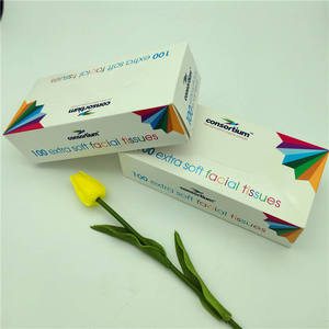 Pañuelos Faciales Ecológicos de Pulpa Virgen de Alta Absorción, 2 Capas, en Caja de Embalaje Personalizada - Product Image 2