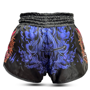 Nouveauté 2026 – Short ajusté de Muay Thai pour homme en Spandex/Polyester par sublimation, séchage rapide, léger et respirant pour le Kick Boxing - Product Image 5