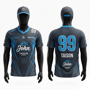 เสื้อเจอร์ซีย์อีสปอร์ตโพลีเอสเตอร์คุณภาพพรีเมียม 240gsm สำหรับทีม ออกแบบได้ตามต้องการ ระบายอากาศได้ดี แห้งเร็ว ผ้าพิมพ์ลายด้วยความร้อน ป้องกันรังสียูวี - Product Image 1