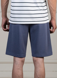 Shorts de mezclilla negros premium con pedrería personalizada para hombre, con dobladillo sin rematar y cremallera lateral, estilo urbano: comodidad y estilo en un solo producto. - Product Image 2