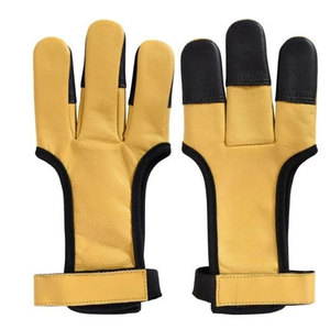 Nouveaux gants de tir à l'arc en stock, dotés d'une finition en cuir souple et de gants de tir à l'arc durables pour des performances précises - Product Image 1