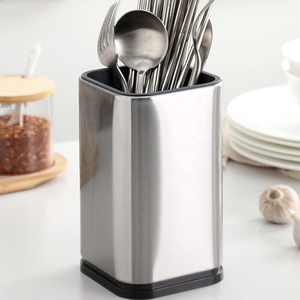 Heavy Duty Stainless Steel Kitchen Storage Spoon Stand Mirror Polish Wedding Eco-Friendly Long Handle 30mL Custom Logo Option - Product Image 5