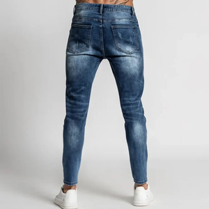 Article très vendu, nouveau style 2024, jeans tendance pour hommes, vente en gros de pantalons en jean, coupe slim, jeans de créateur pour hommes, jeans bleus et noirs pour hommes - Product Image 4