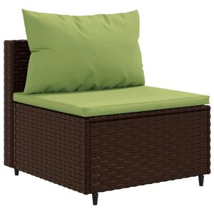 Conjunto de Muebles de Jardín Grandes para Patio en Ratán Sintético Marrón - Product Image 4