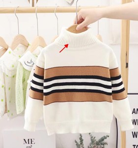 Cárdigan Infantil Estilo Europeo, Otoño, Sin Cuello, Elegante, 100% Algodón, Manga Abullonada, Estampado Animal - Product Image 3