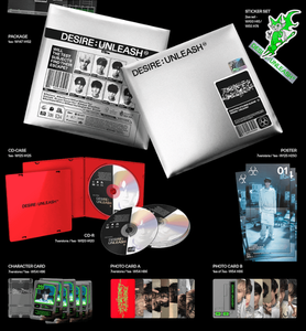 ENHYPEN DESIRE: UNLEASH (Versión ENGENE) (Aleatorio) CD Coleccionable Oficial de KPOP, Regalo del Grupo de Chicos Coreanos, Mercancía para Todas las Edades, 7 Versiones - Product Image 3