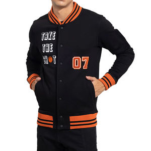Heavy Weight Canvas Crew Neck Winter <b>Jacket</b> Windproof Breathable Custom Baseball Unisex Varsity <b>Jacket</b> Reversible Front Cotton - Product Image 1