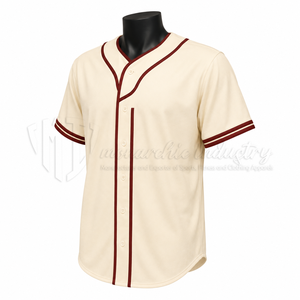 Camiseta Deportiva Retro Personalizada de Béisbol con Botones, Uniforme Atlético Transpirable, Fabricante Mayorista OEM ODM - Product Image 3