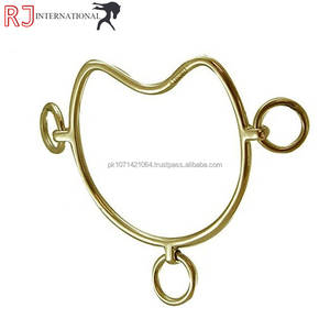Mors de cheval en argent allemand, mors en acier argenté / Mors de course de chevaux en argent allemand de bonne qualité - Product Image 6