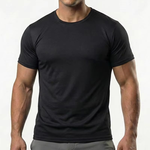 <b>RAZERS</b> IMPEX Eco Friendly Custom Cotton Plus Size <b>Men's</b> Short Sleeve Crewneck T-Shirt Breathable Quick Dry Anti-Pilling Puff - Product Image 4