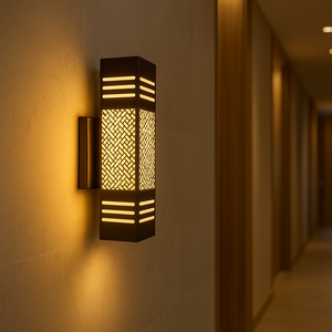 CM Decor Steel/inox Japanese Style LED Wall Lamp Indoor Outdoor Waterproof <b>Light</b> for Home Corridor Staircase - Product Image 2