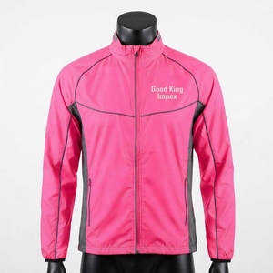 Low MOQ <b>Lightweight</b> Unisex Hooded <b>Running</b> <b>Jacket</b> with Zipper Workout Sports Activewear <b>Running</b> <b>Jacket</b> - Product Image 1