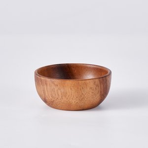 Tazón de Madera Premium Hecho a Mano, Plato de Servir de Madera Natural, Vajilla Clásica para Mesa de Cocina, Exhibidor de Frutas, Ensaladas y Bocadillos, Mango Acacia - Product Image 1
