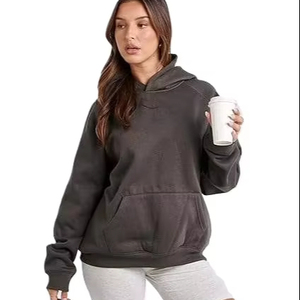 Vente en gros Power Abaan Sports Sweat à capuche polaire pour femme, hiver, décontracté, anti-boulochage, respirant, coupe-vent, mélange polyester/coton, personnalisable - Product Image 1