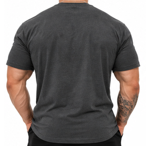 T-shirts de performance pour hommes, anti-transpiration, séchage rapide, antibactériens, pour la course à pied, l'exercice physique, la remise en forme, manches courtes, personnalisables - Product Image 5