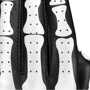 Guantes de Golf Unisex de Alta Calidad, Nuevo Diseño con Estampado de Esqueleto, Piel de Oveja Negra Genuina, Cierre de Velcro Antideslizante, Nayab - Product Image 3