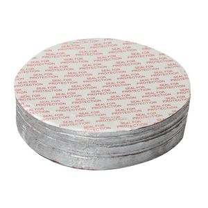 Tapón de rosca de aluminio con sello dorado de 40 mm para botellas de PET, pulverizador de inducción de 24 mm para frascos, vino, cuidado personal industrial y uso general. - Product Image 3