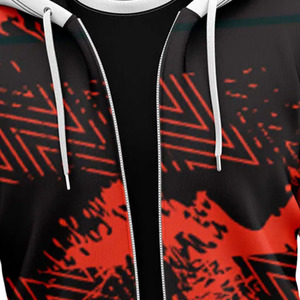Mens Stylish Zipper Hoodies Relaxed Fit Full <b>Zip</b> Sweatshirt Lightweight Casual Urban Fashion Wholesale Export Supplier - Product Image 5