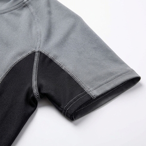 Camiseta de Compresión para MMA y BJJ, para Entrenamiento, Unisex, Spandex/Algodón, Manga Larga, Teñida, UPF50+, Secado Rápido, 220g - Product Image 3