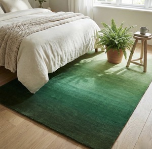 Abstract Green Tufted <b>Rug</b>, Modern Geometric Area <b>Rug</b>, Soft Carpet for Bedroom & Living Room - Product Image 5