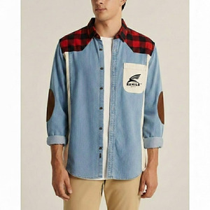 เสื้อเชิ้ตเดนิมถักแขนยาวคุณภาพดีที่สุดสำหรับผู้ชาย เสื้อลำลองขายดี รับสกรีนโลโก้ ระบายอากาศได้ดี - Product Image 5