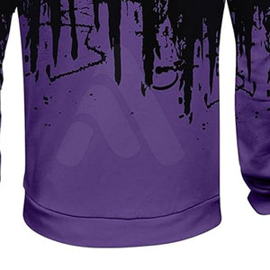 Ensemble de survêtement homme grande taille en coton imprimé délavé à l'acide, haute qualité, avec sweat à capuche oversize et pantalon de jogging, style streetwear - Product Image 6