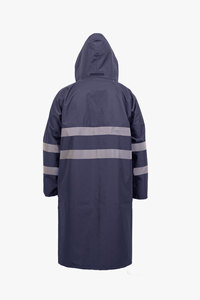 Gabardina impermeable reflectante con capucha para hombre y mujer, a prueba de viento para trabajo al aire libre, senderismo, logotipo personalizable para días lluviosos - Product Image 4