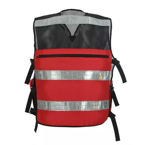 Chaleco de Seguridad Reflectante, Ropa de Trabajo de Alta Visibilidad, Ropa de Malla, Chaleco de Construcción para Hombre con Cremallera y Múltiples Bolsillos - Product Image 2
