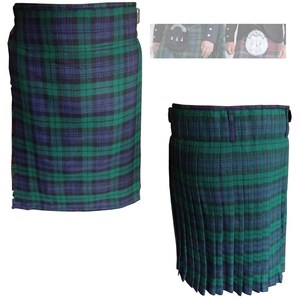 Kilt écossais pour homme en tartan MacGregor de 8 yards, fabriqué en tissu de laine acrylique, mélange durable coton/laine, kilt écossais personnalisable - Product Image 3