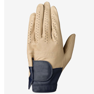 OEM Service Unisex Golf Gloves Air Ventilation Design Genuine Leather Anti Slip Adjustable Velcro Wristband Regular Fit Gloves - Product Image 1