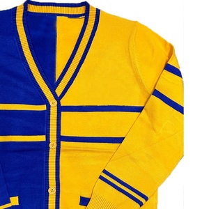เสื้อสเวตเตอร์ผู้หญิงแบบคอวี ยี่ห้อ Sigma Gamma Rho ผลิตตามสั่ง ขายส่ง ทำจากผ้าฝ้าย 100% สำหรับชมรมนักศึกษากรีก พร้อมป้ายปักคุณภาพสูงแบบหนา - Product Image 5