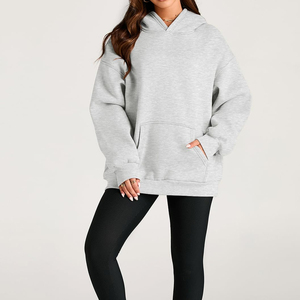 Sweat à capuche oversize en coton premium pour femme – Vente en gros, meilleure vente, haute qualité, grandes tailles - Product Image 4