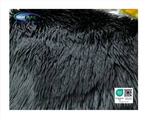Fourrure synthétique tricotée à poils longs de haute qualité 30/35 mm, couleur unie, pour tapis, jouets, vêtements, tissus et textiles de maison - Product Image 1