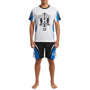 ชุดเสื้อฟุตบอลสปีดซอคเกอร์ปี 2026 แบบกำหนดเองได้ น้ำหนักเบา ระบายอากาศดี ไซส์พลัส พร้อมกางเกงขาสั้น สำหรับทีมและการฝึกซ้อม - Product Image 1