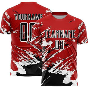 Prix de gros en stock, uniforme de football pour hommes en sublimation, logo personnalisé, créez votre propre uniforme de football en sublimation - Product Image 2