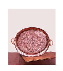 Elegant Copper Serving <b>Tray</b> Top Selling Sale Fancy High Quality Copper Serving <b>Storage</b> <b>Tray</b> - Product Image 3
