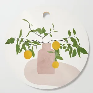 Nouvelle Planche à Découper Rectangulaire Personnalisée en Bois Émaillé, Écologique, Effet Marbre, Moderne et Luxueuse, Unique pour la Maison - Product Image 1
