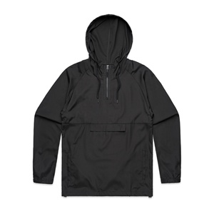 Half Zip <b>Pullover</b> Windbreaker Hooded <b>Rain</b> <b>Jacket</b> Lightweight Packable Outdoor Wear – Navy Grey Black White – Vornex Industry - Product Image 3