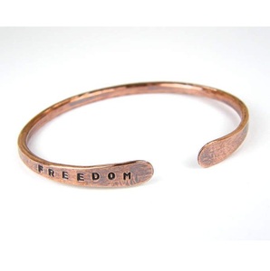 Customizable Copper Cuff Bracelet - Raw Metal Open <b>Bangle</b> Jewelry Supply Hand-Polished Metal Open <b>Bangle</b> Jewelry - Product Image 2