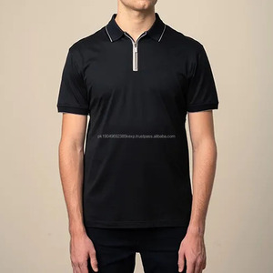 Nuevo en 2023, Camisetas Polo de Golf de Manga Corta a Rayas para Hombre, Transpirables, Ajustadas, de Alta Calidad, con Logotipo Personalizado - Product Image 4